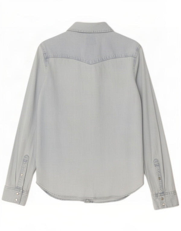 Damska koszula dżinsowa Levi's Classic Fit UK 14, średnia niebieska, bawełniana