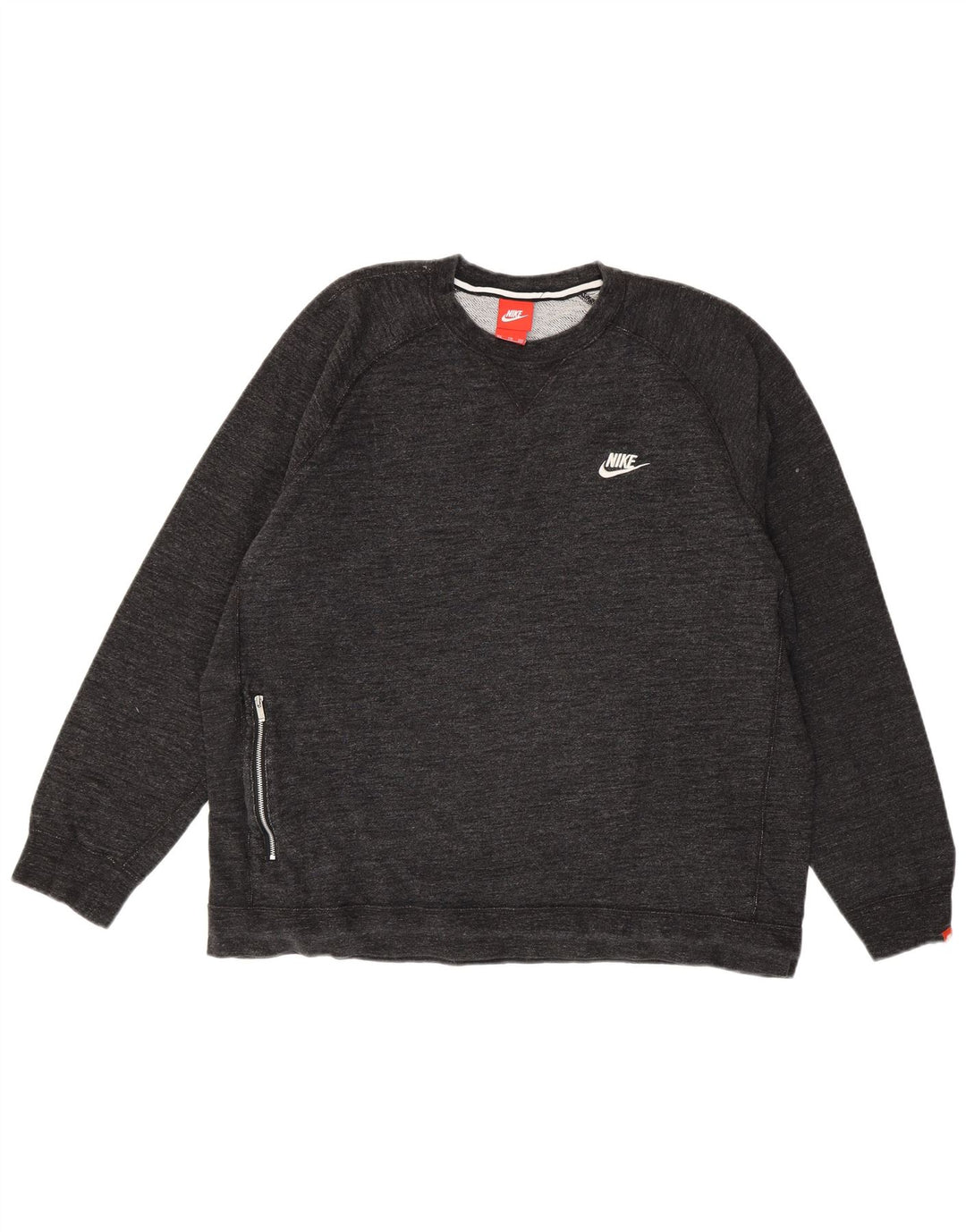 Męska bluza dresowa Nike 2XL Szara, nakrapiana bawełna