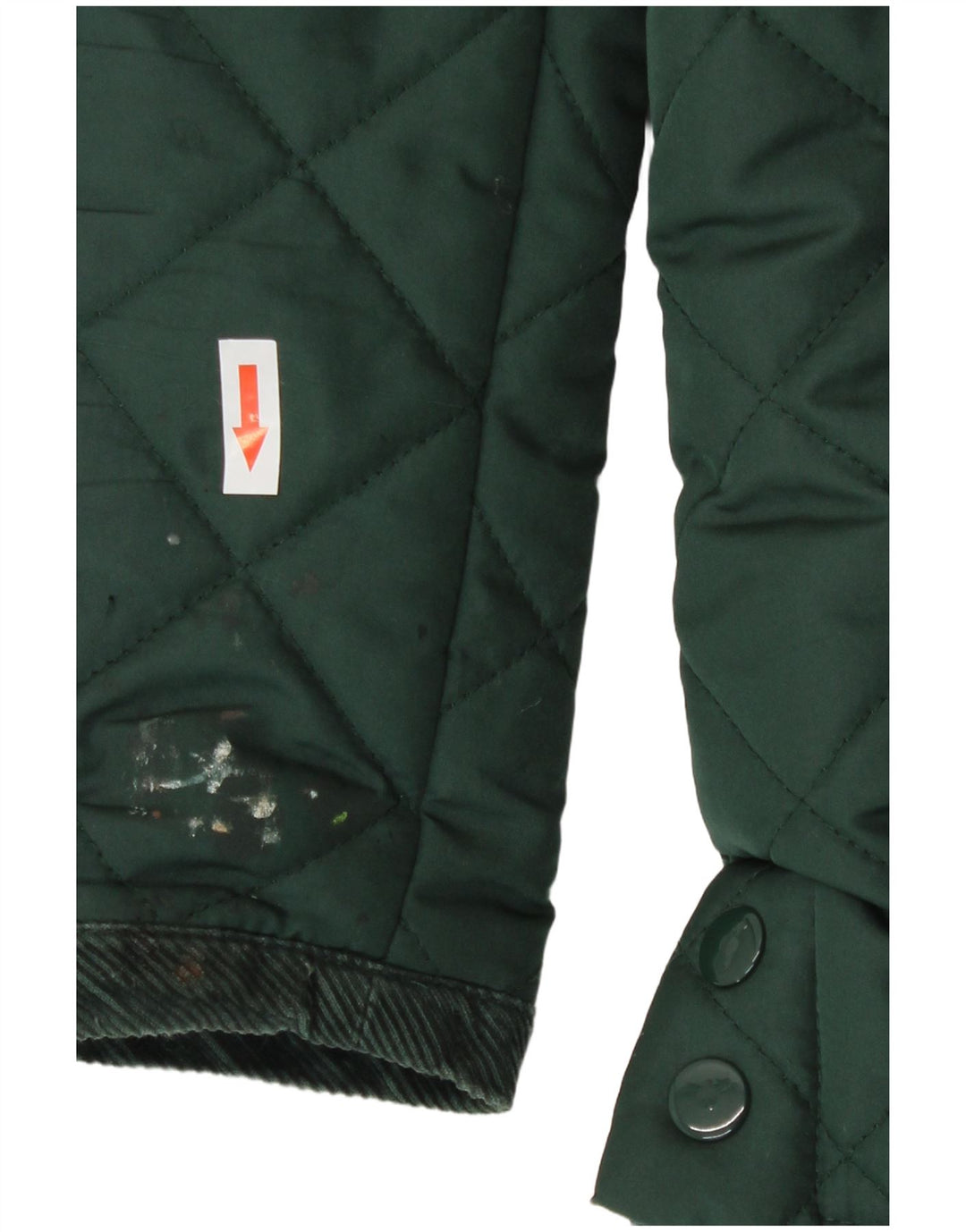 Męska pikowana kurtka Pierre Cardin UK 38, średni zielony poliester