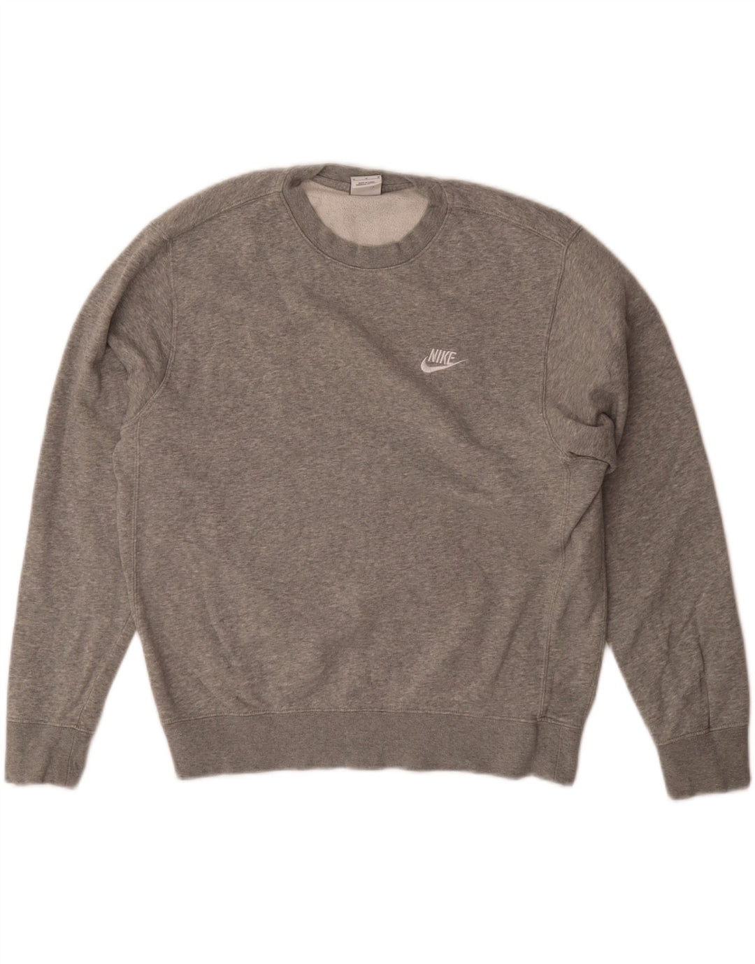 Damska bluza oversize Nike UK 14, średnia szara, nakrapiana bawełna