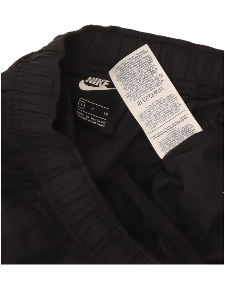 Męskie spodnie dresowe Nike Cargo, małe, czarne, bawełniane