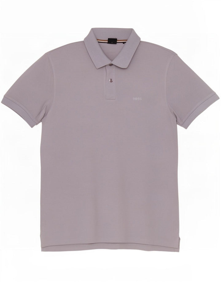 Męska koszulka polo Hugo Boss, duża niebieska