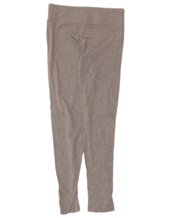 Damskie legginsy graficzne Tommy Hilfiger UK 12, bawełna w kolorze średniej szarości