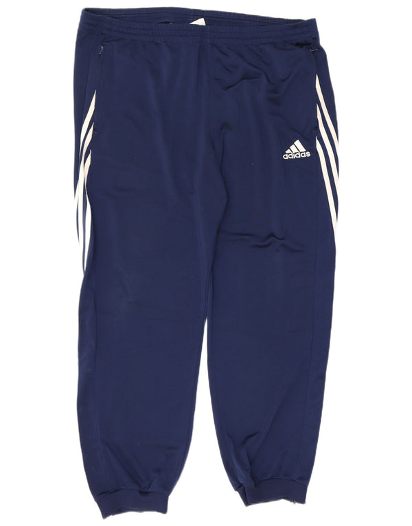Adidas Męskie spodnie dresowe Joggery 2XL Granatowy poliester