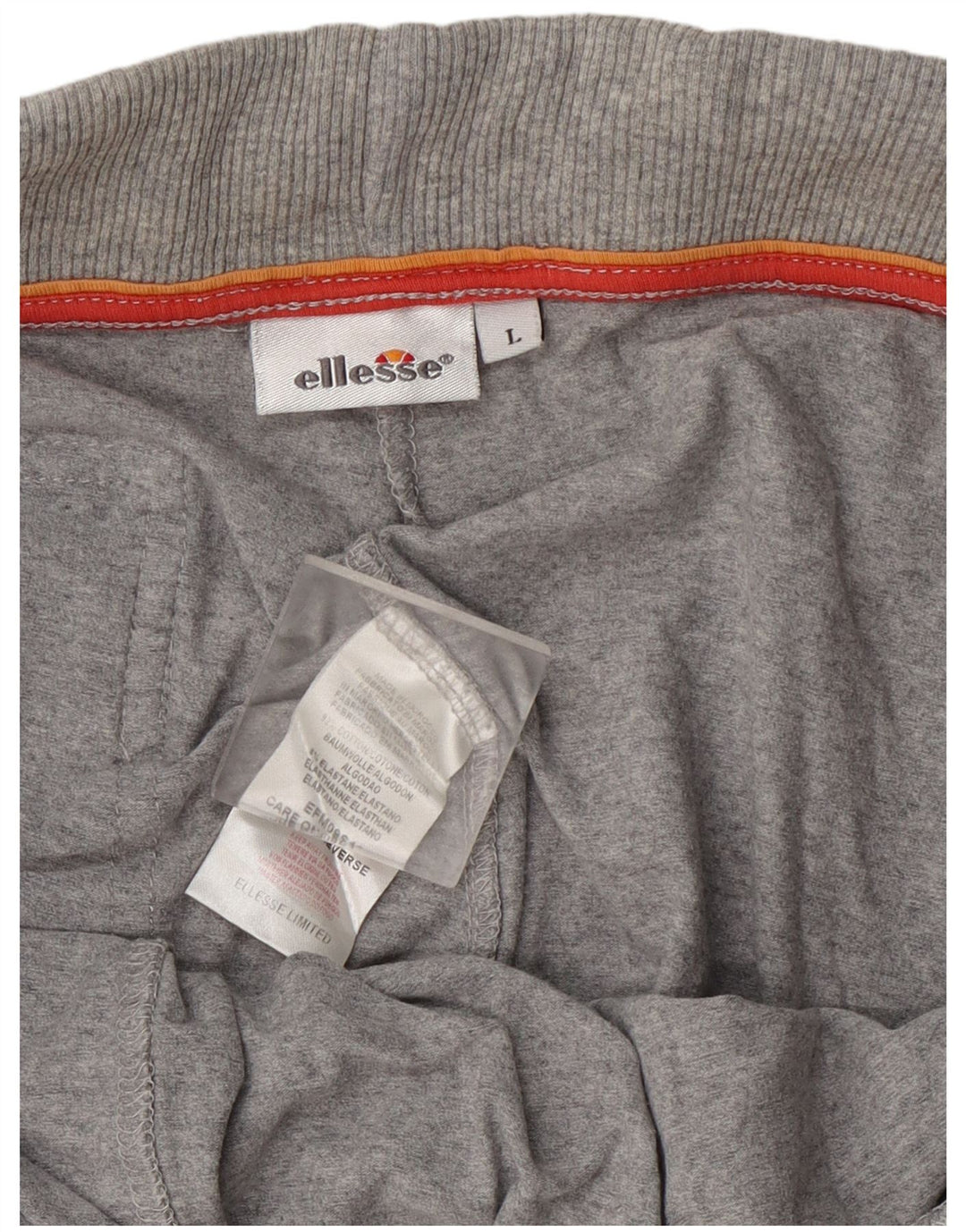 Męskie spodenki sportowe Ellesse, duże, szare, bawełniane