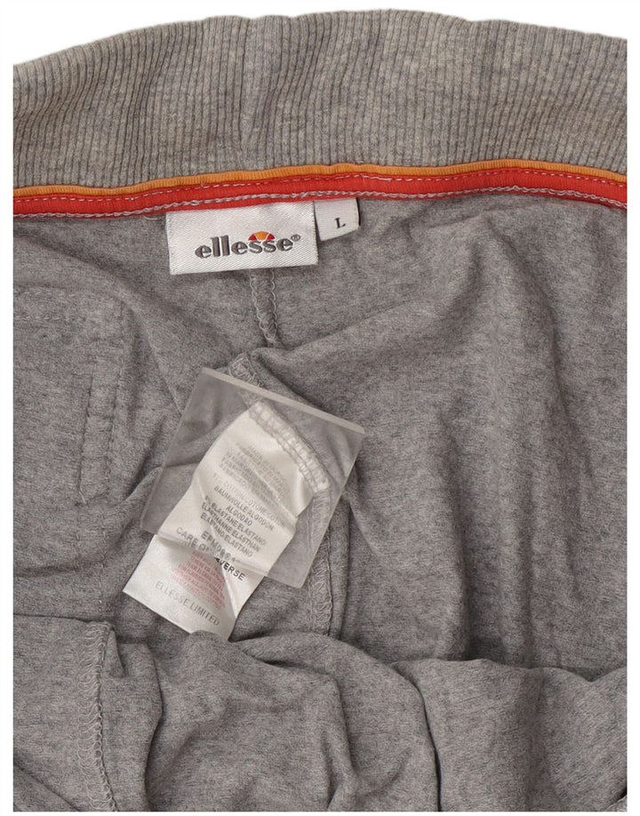 Męskie spodenki sportowe Ellesse, duże, szare, bawełniane