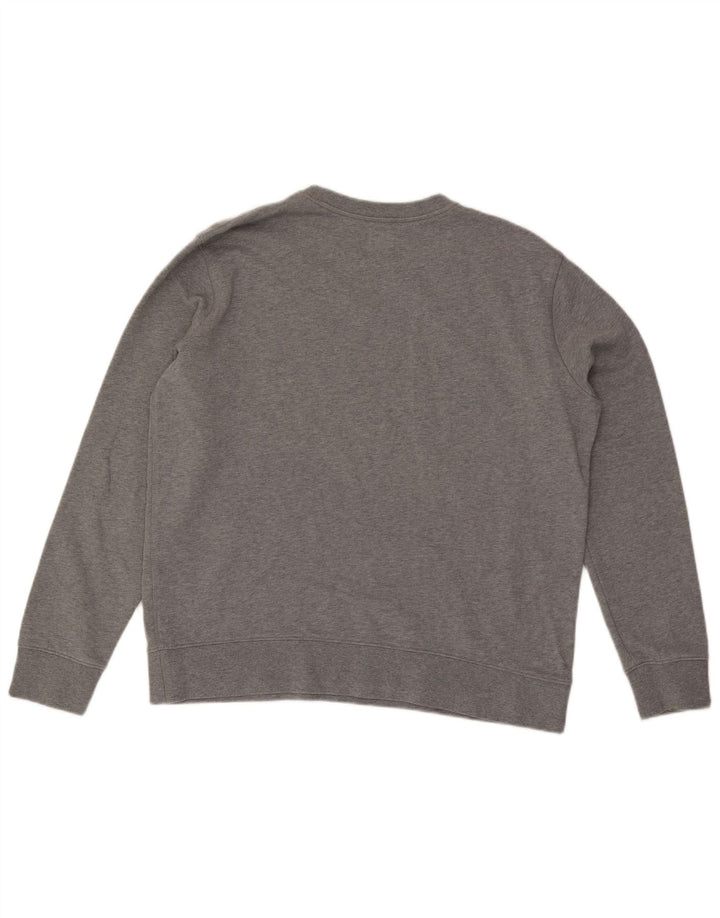 Marks & Spencer Męski sweter z grafiką XL, szary, bawełniany