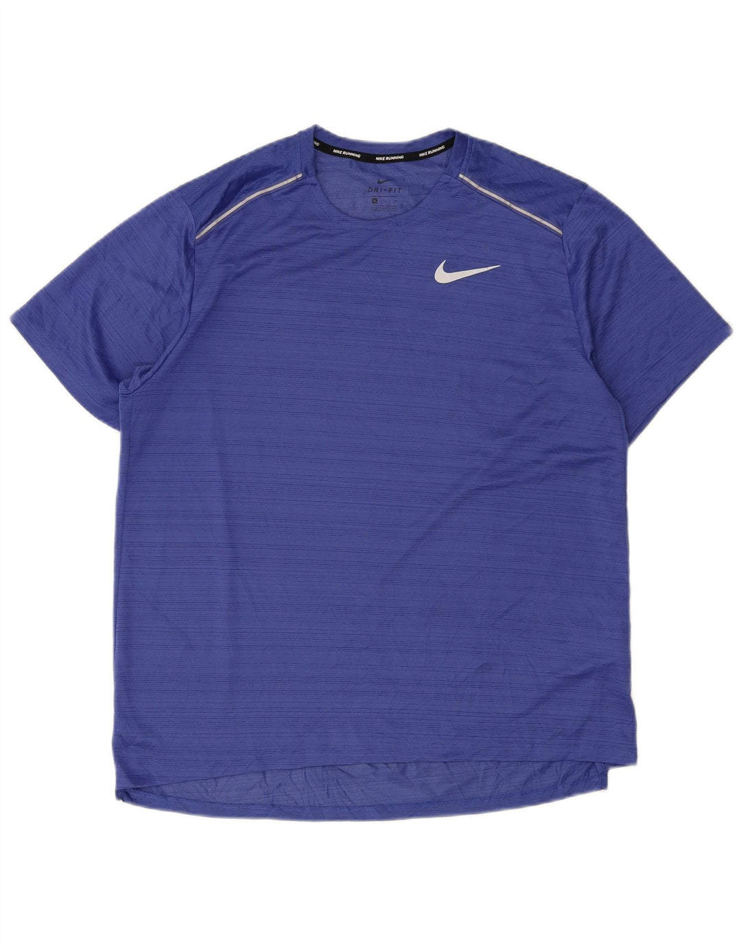 Męski T-shirt Nike Dri Fit Top XL z poliestru w niebieskie paski