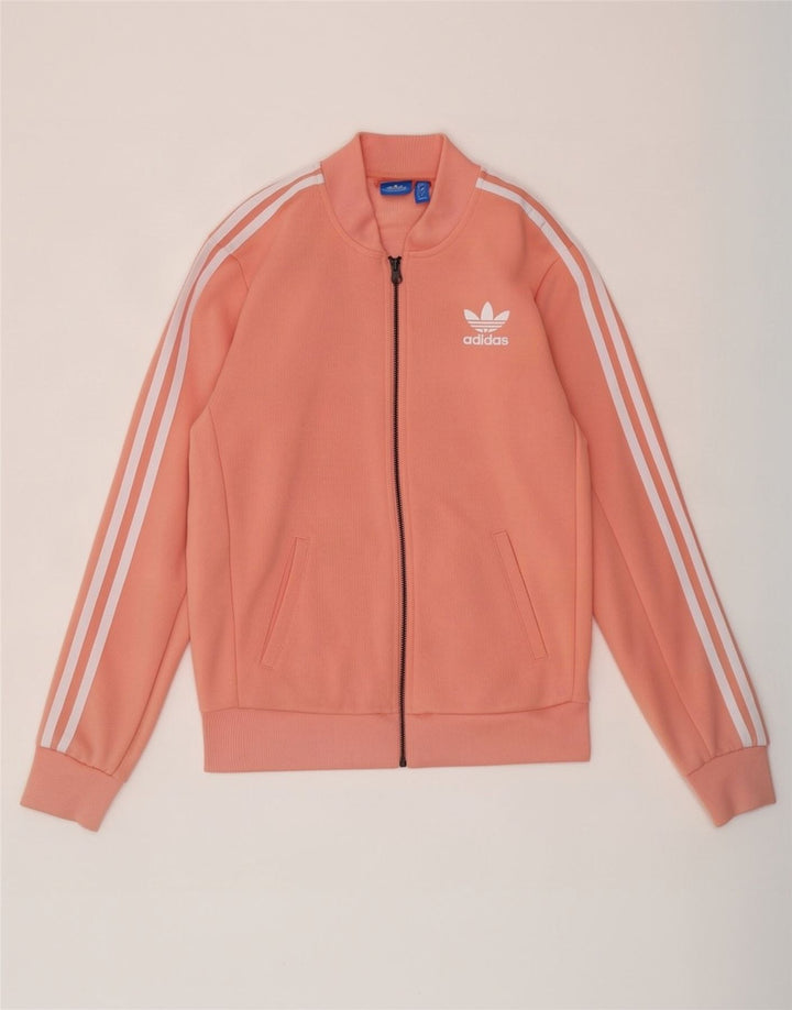 Damska bluza dresowa Adidas Graphic Oversized Top Jacket UK 8 Small Pink