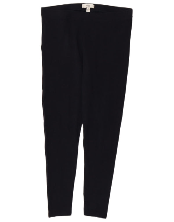 Legginsy damskie Marks & Spencer UK 14, duże, granatowe, bawełniane