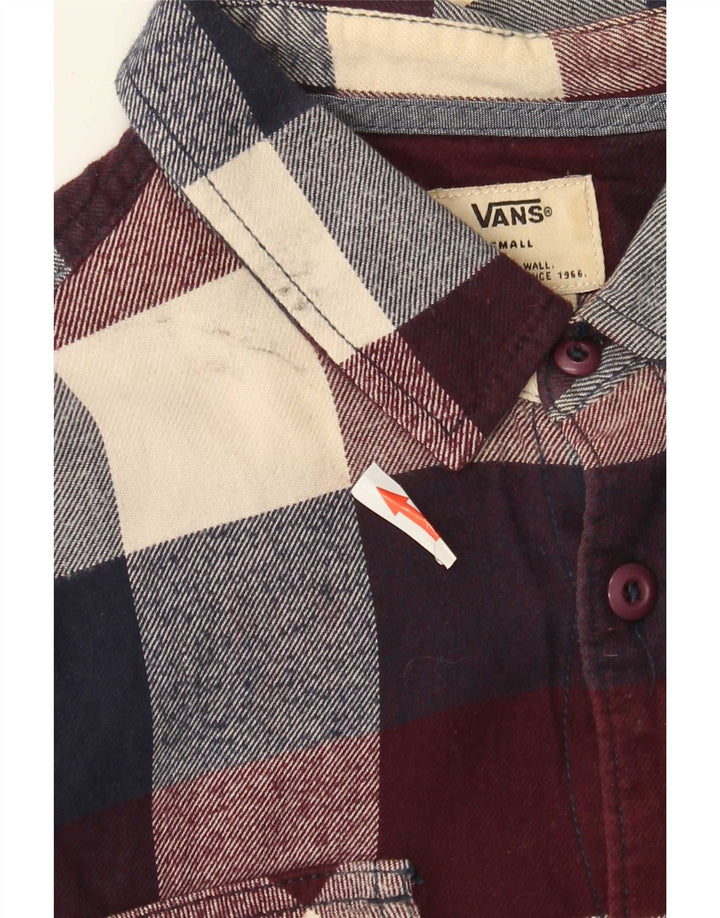 Męska koszula flanelowa Vans w małą wielokolorową kratę, bawełniana