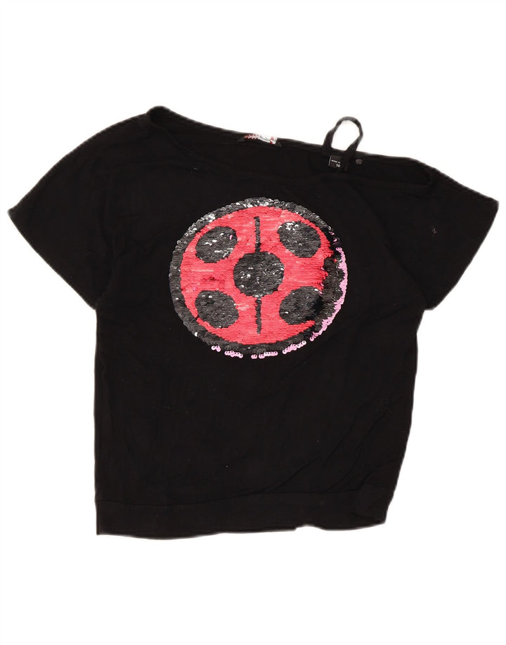 Top dla dziewczynki Guess na jedno ramię 9-10 lat, czarny