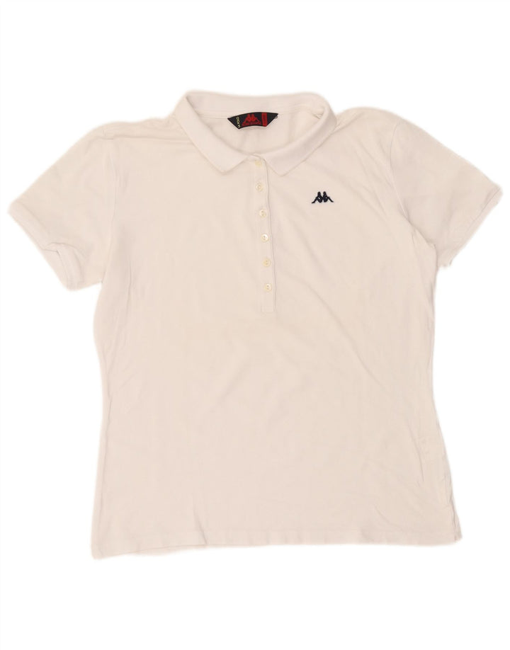 Damska koszulka polo Kappa UK 18 XL biała