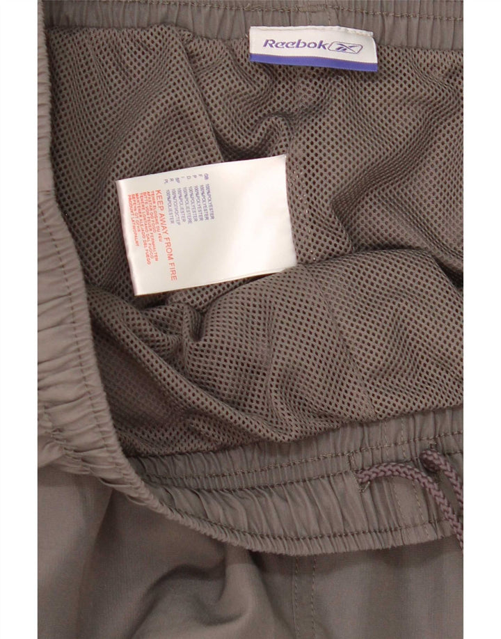 Męskie spodnie dresowe Reebok Capri, duże, szare, z poliestru