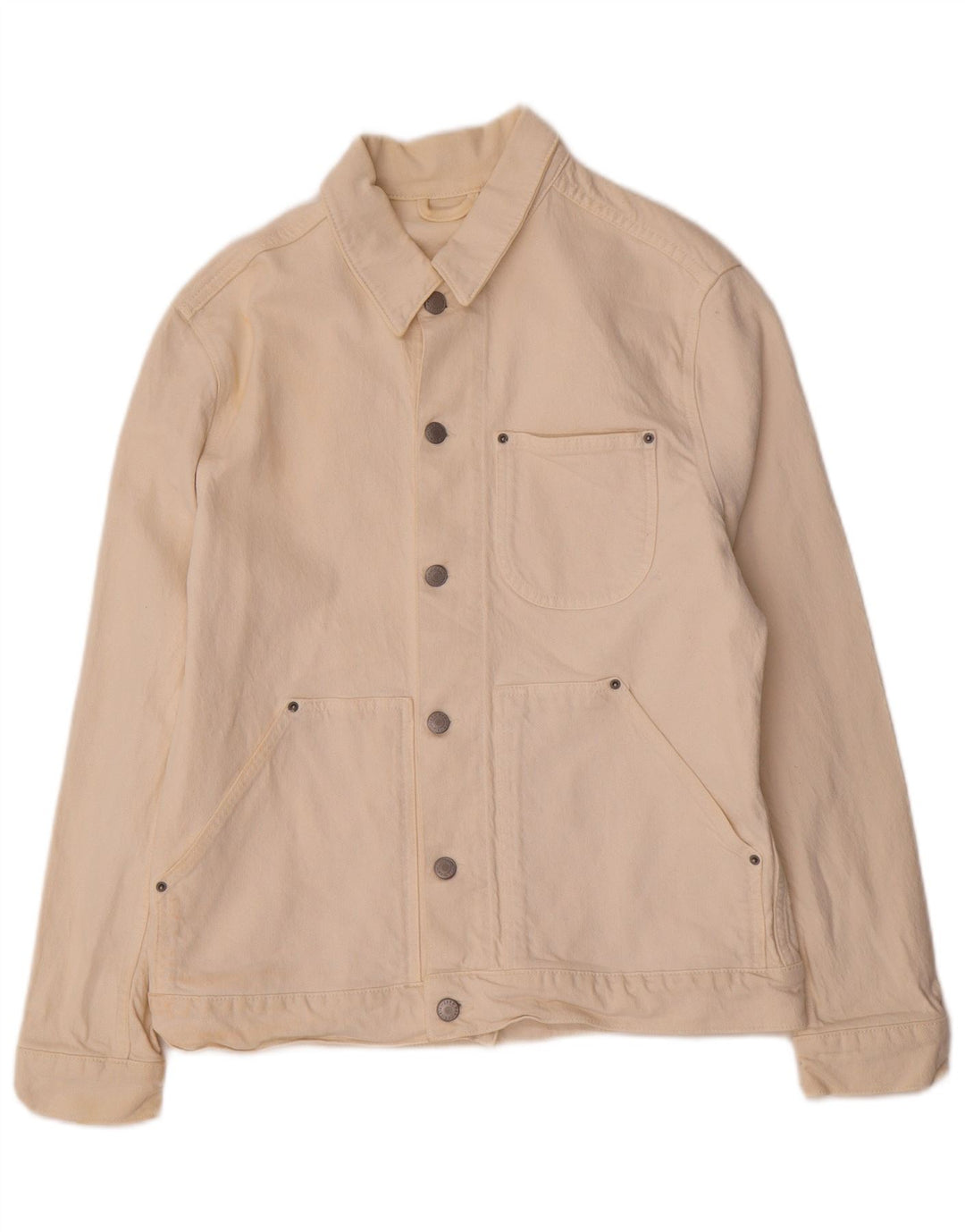 Męska kurtka dżinsowa Zara UK 38 Medium Beige Lyocell