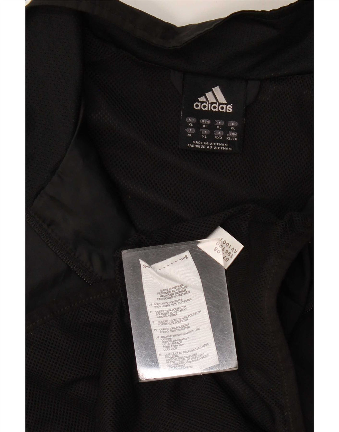 Adidas Męska bluza dresowa XL Czarny poliester