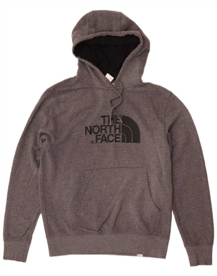 Męska bluza z kapturem The North Face o regularnym kroju, w kolorze średnioszarym, nakrapiana