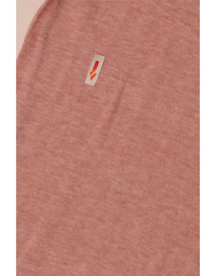 T-shirt męski Zara, średni, różowy, nakrapiany poliester
