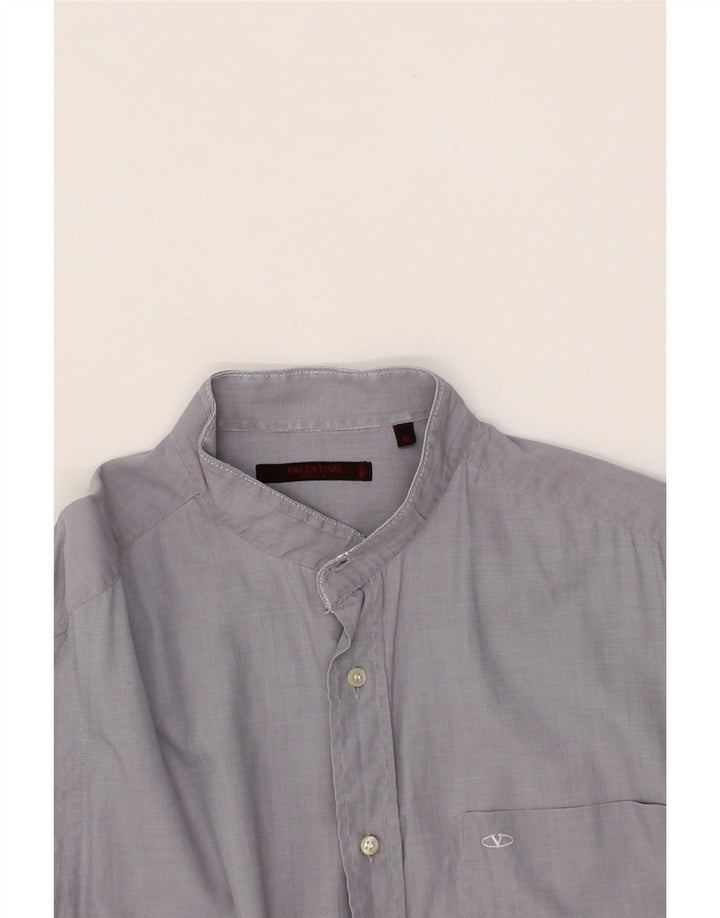 VALENTINO Mens Shirt Size 41 Large Blue Cotton Vintage Valentino and Second-Hand Valentino from Messina Hembry 
