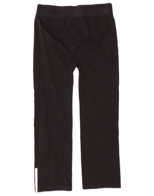 Legginsy damskie Adidas UK 16/18, duże, czarne, nylonowe sportowe