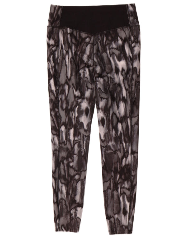 Damskie legginsy Nike Dri Fit UK 14 Średni szary nadruk zwierzęcy