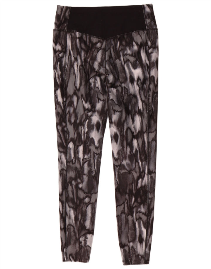 Damskie legginsy Nike Dri Fit UK 14 Średni szary nadruk zwierzęcy