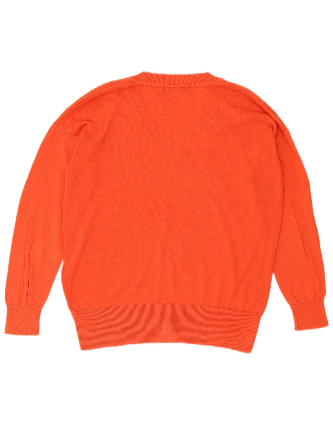 Marks & Spencer Damski sweter z dekoltem w kształcie litery V, UK 14, średni czerwony