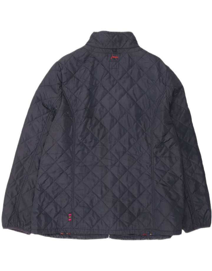 Damska pikowana kurtka Joules UK 18 XL, granatowa, poliester