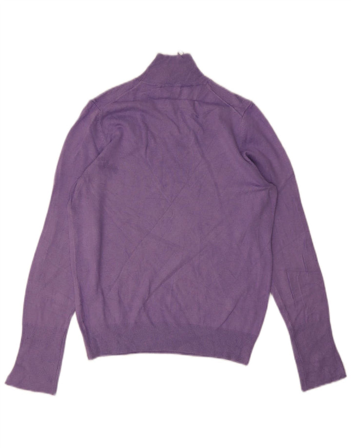 Sweter damski Zara z golfem UK 12, średni fiolet