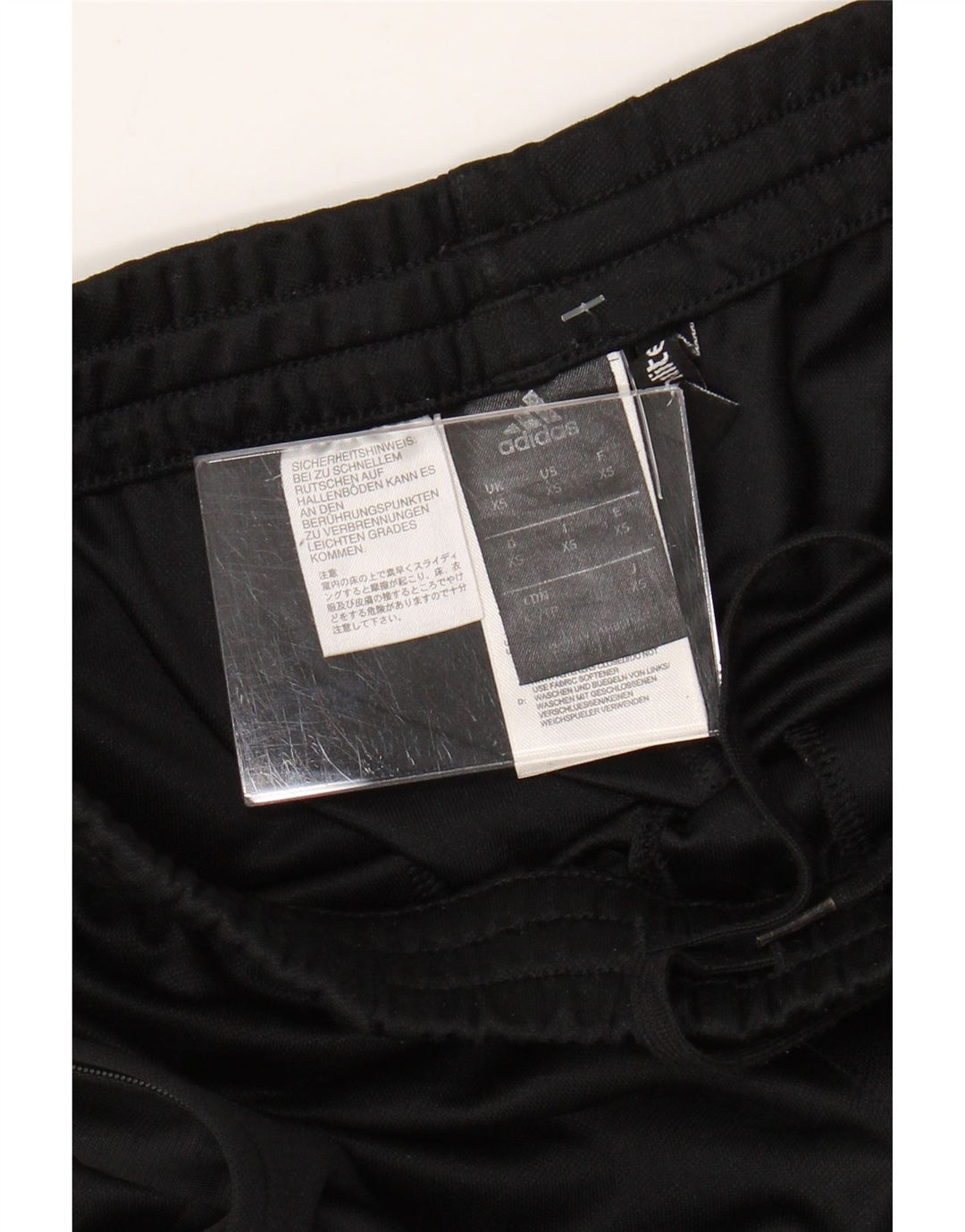 Damskie spodnie dresowe Adidas Climalite UK 6 XS, czarny poliester