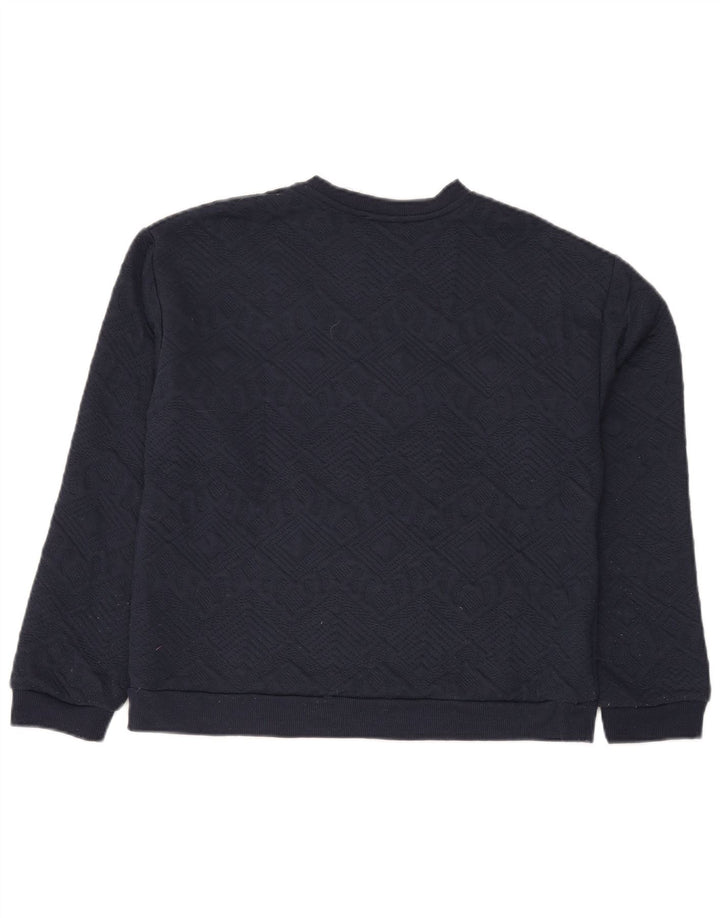 Męski sweter Zara, mały, granatowy Argyle/Diament