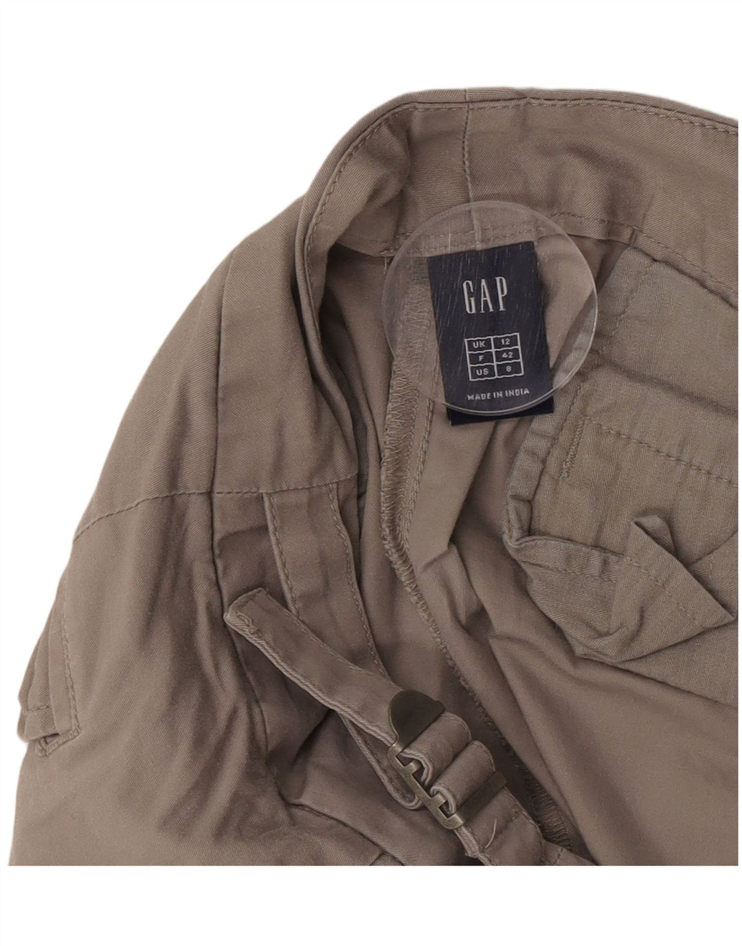 Damskie spodenki Chino Gap UK 12 Medium W32 Szara bawełna