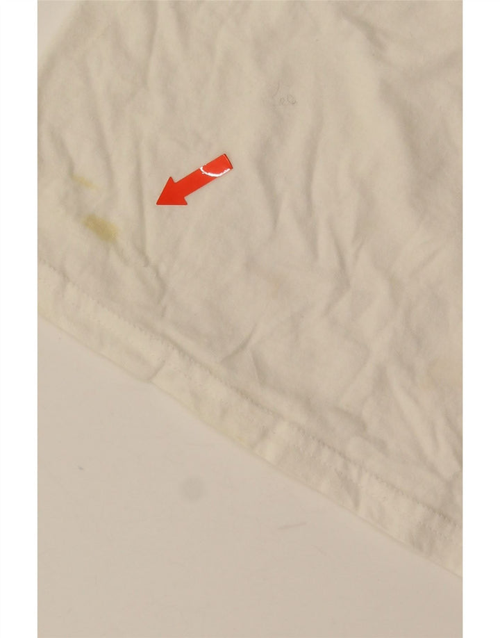 Męska kamizelka z grafiką HURLEY XL, biała, bawełniana