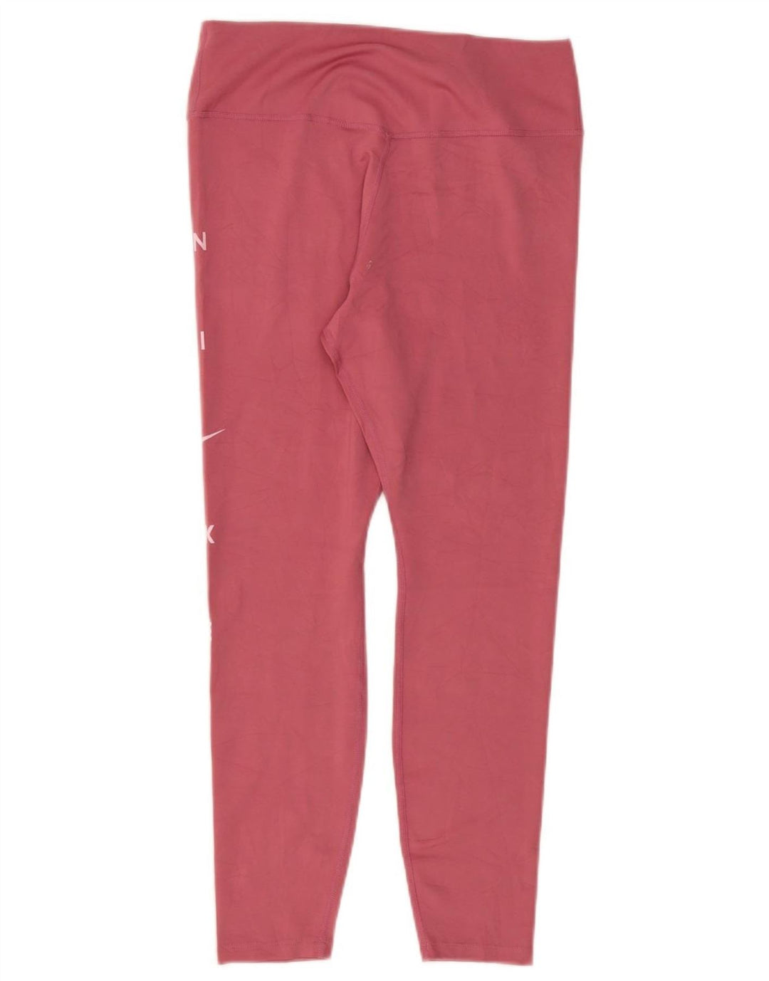 Damskie legginsy Nike Dri Fit Graphic UK 14, duże, różowe, poliestrowe