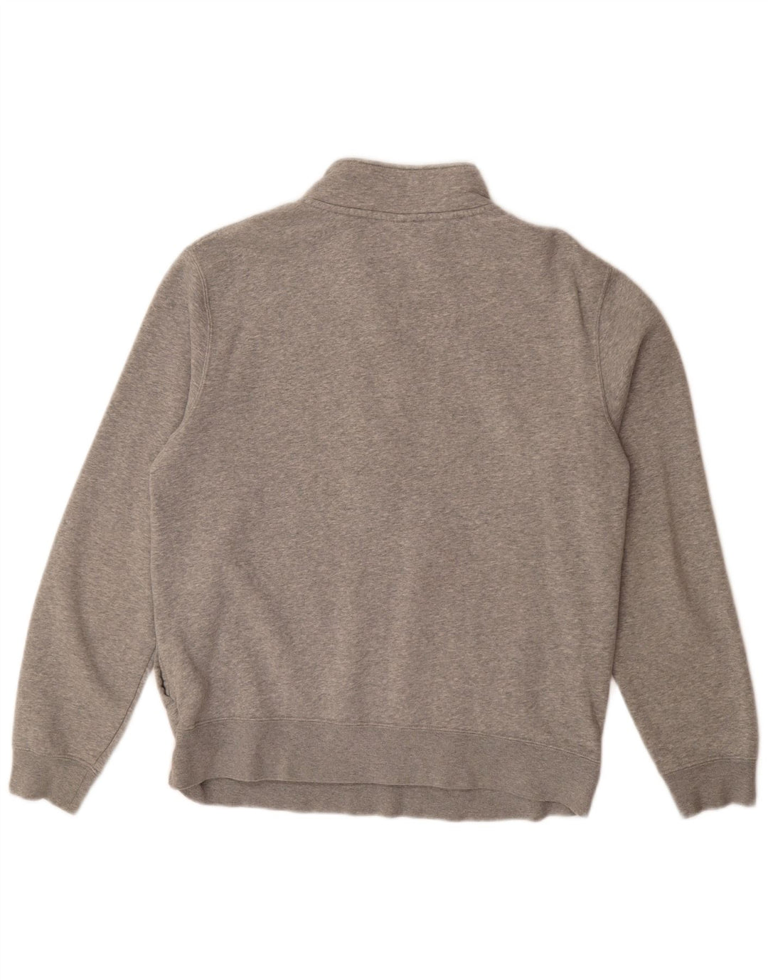 Męski sweter NIKE z zamkiem błyskawicznym, duży, szary, bawełniany