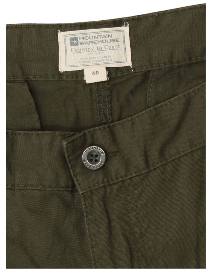 Męskie spodenki cargo Mountain Warehouse W40 XL, bawełna khaki