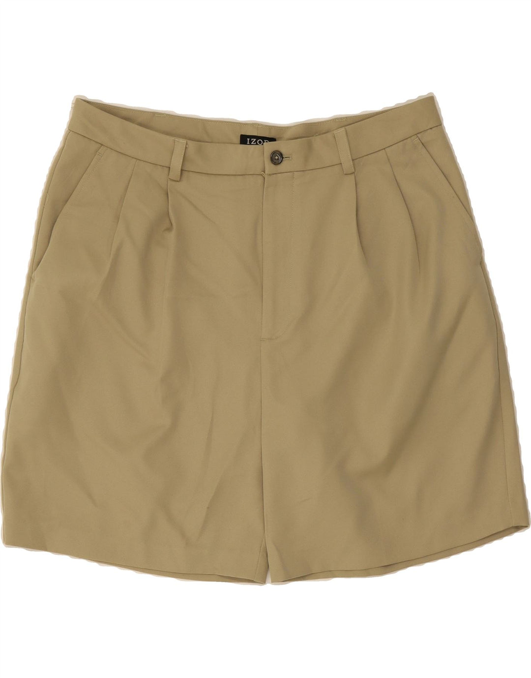 IZOD Mens Pegged Chino Shorts W36 Large Beige Polyester Vintage Izod and Second-Hand Izod from Messina Hembry 
