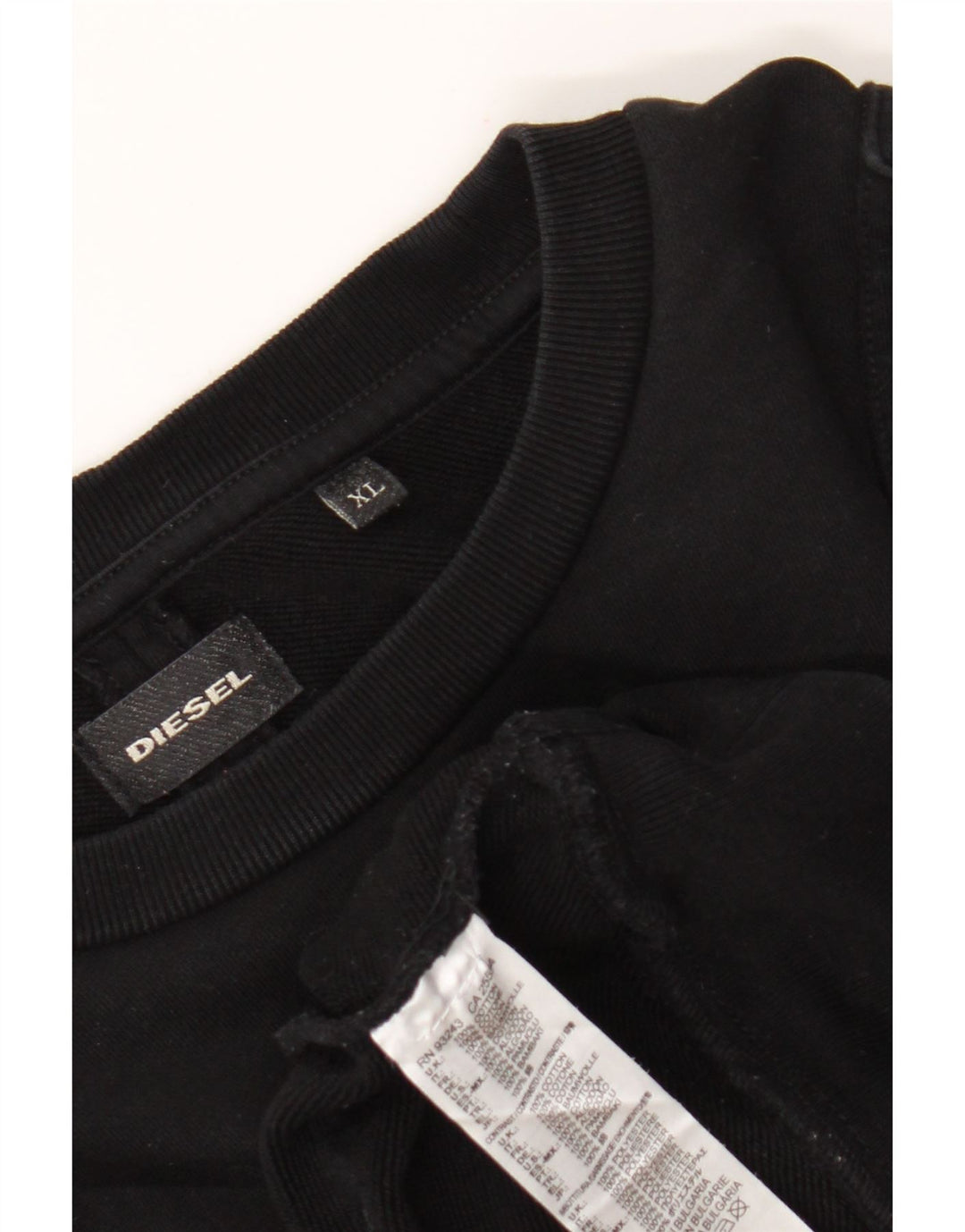 Bluza męska Diesel XL, czarna, bawełniana