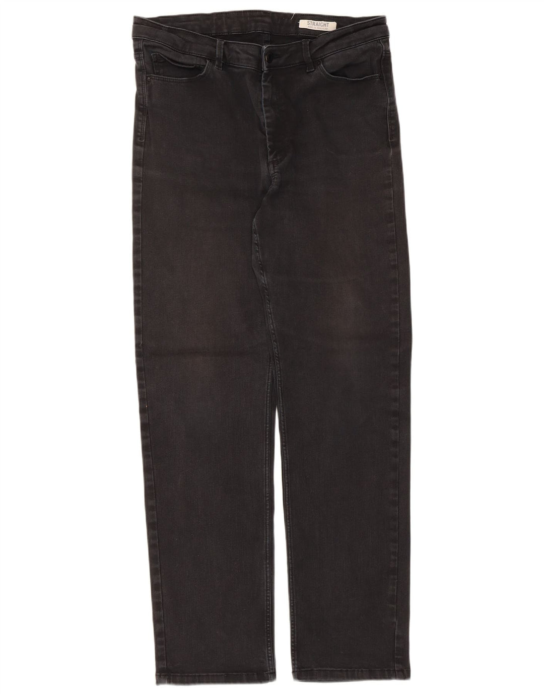 Marks & Spencer Damskie Regular Straight Jeans UK 16 Large W32 L30 Czarny