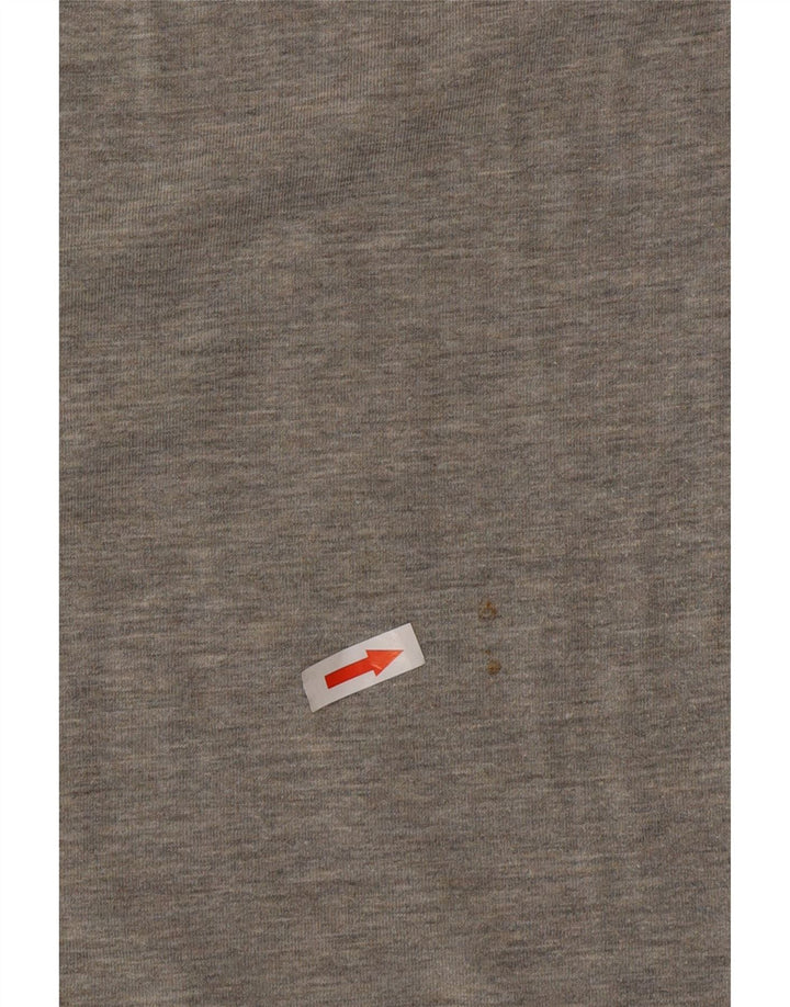 T-shirt męski Puma, bawełniany, średnioszary, z blokami kolorów