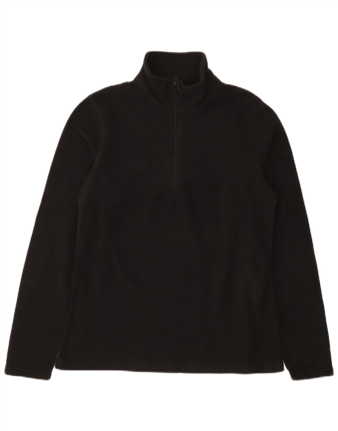 Damski sweter polarowy Mountain Warehouse z zamkiem błyskawicznym UK 14, średni czarny
