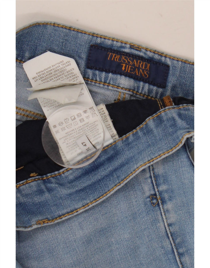 Damskie jeansy typu slim Trussardi W31 L32 Niebieski poliester