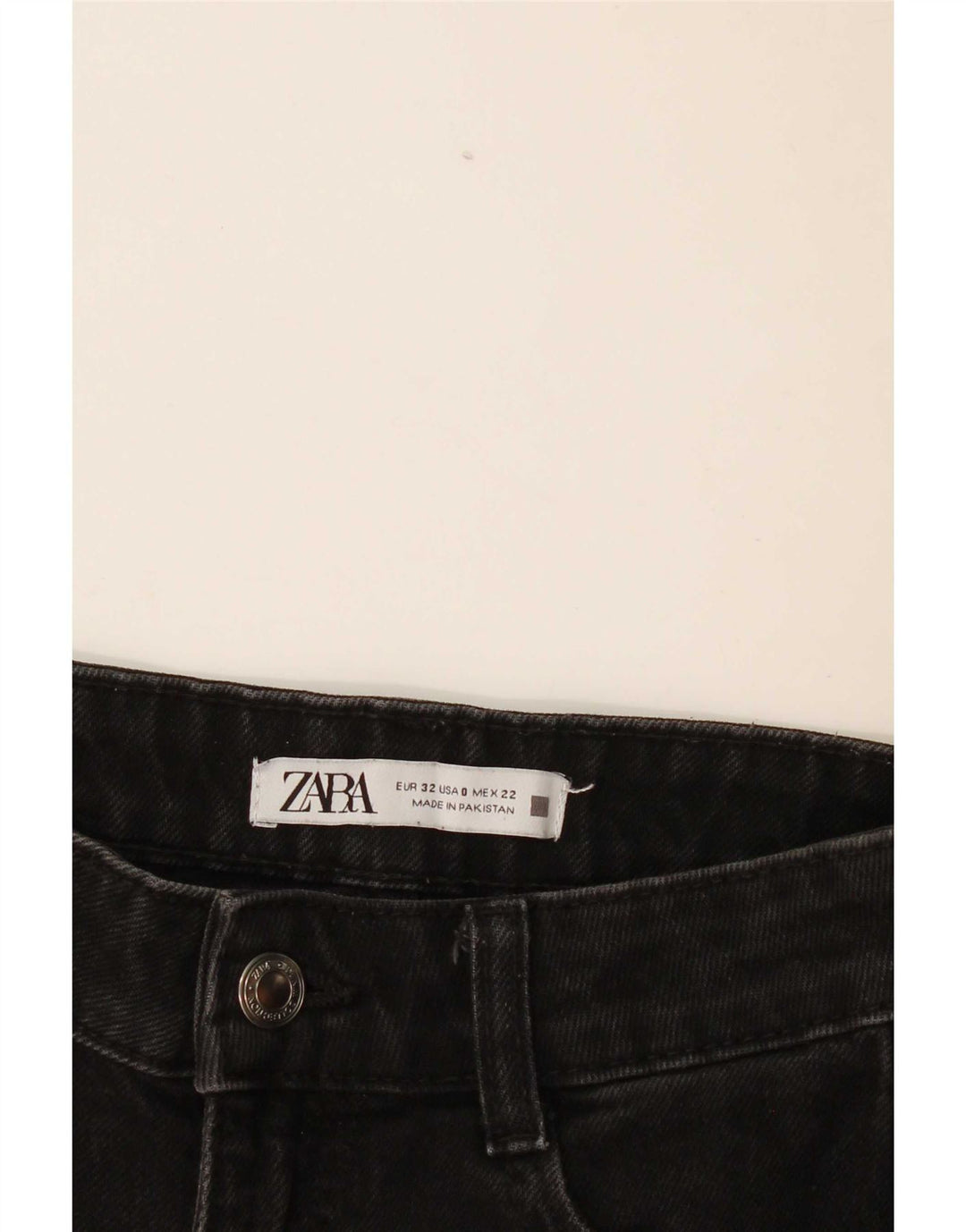 Dżinsy damskie Zara EU 32 2XS W22 L28 czarne