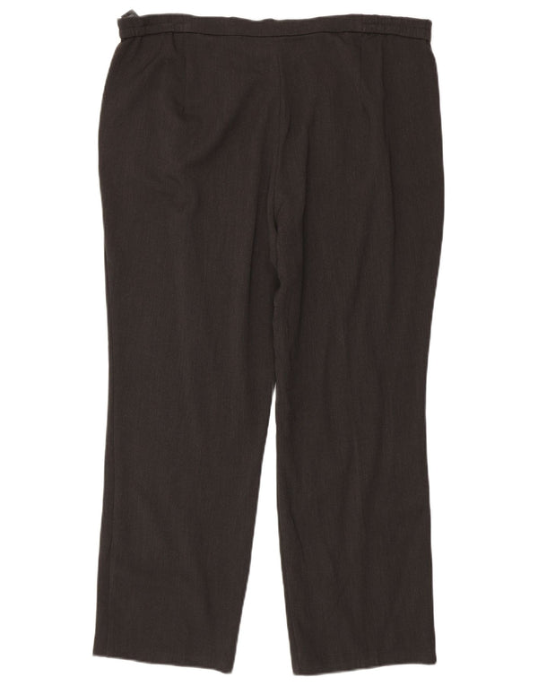 Proste spodnie chino damskie Marks & Spencer UK 16 duże W36 L26 szare