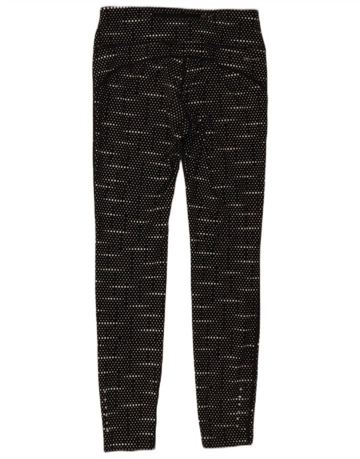 Damskie legginsy Nike Dri Fit UK 10, małe, czarne w cętki