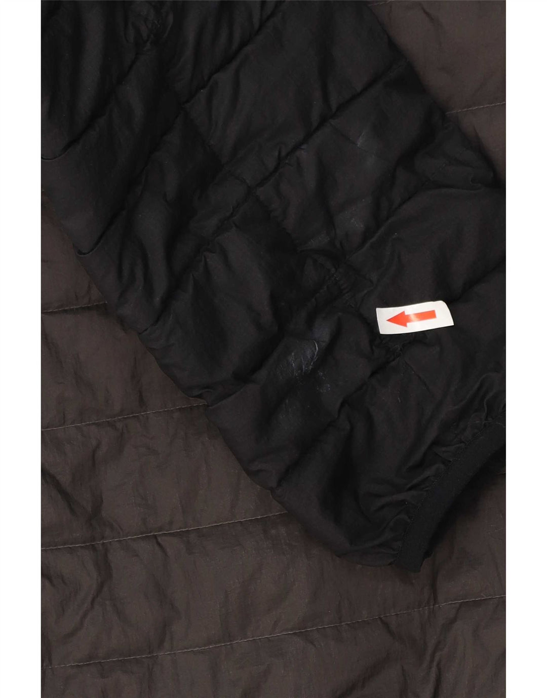 Męska ocieplana kurtka z kapturem Jack Wolfskin UK 40, duża, szara, z blokami kolorów
