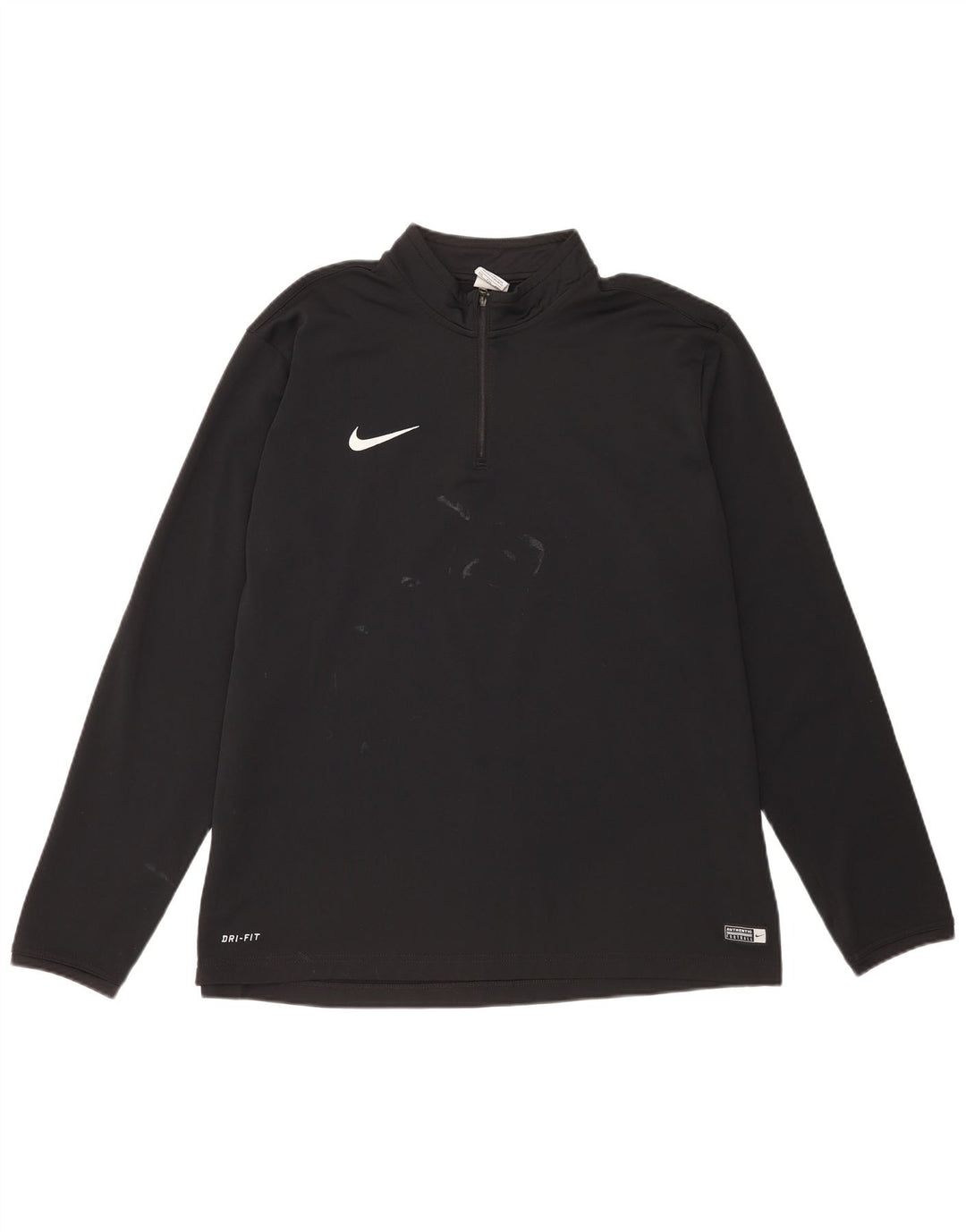 Męski dres Nike Dri Fit z zamkiem błyskawicznym na szyi, 2XL, czarny poliester