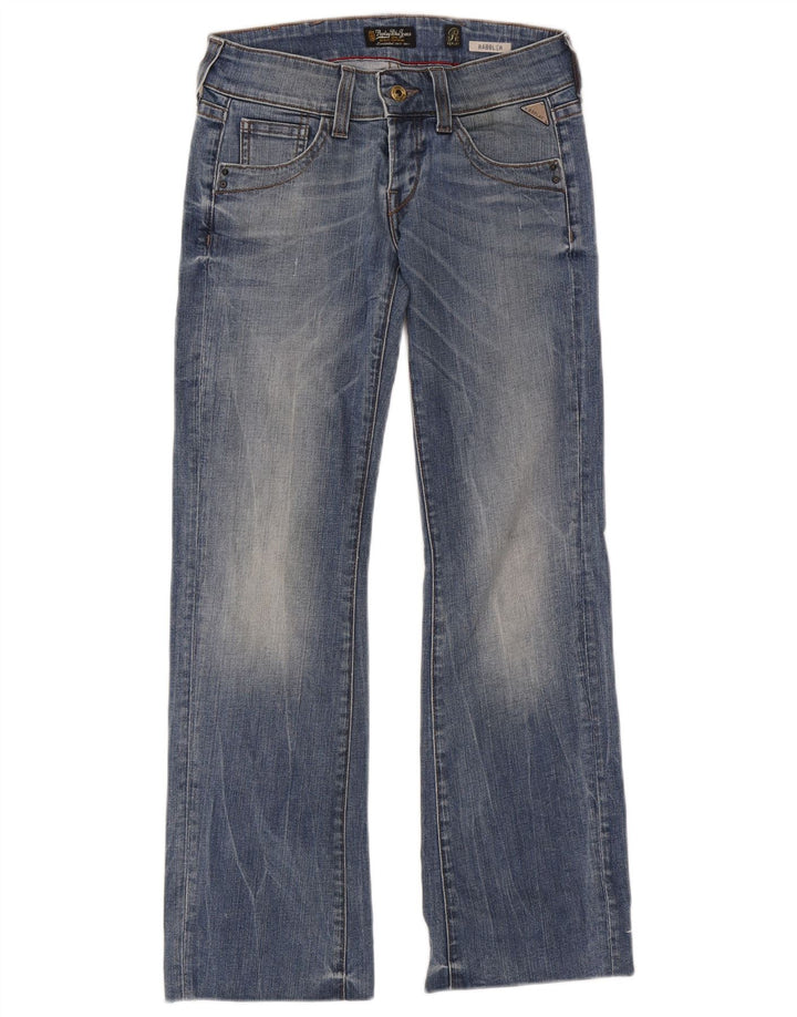 Damskie jeansy Replay Rabbler Bootcut W25 L32 Niebieskie bawełniane