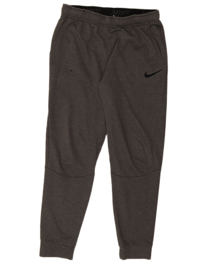 Męskie spodnie dresowe Nike Dri Fit, małe, szare