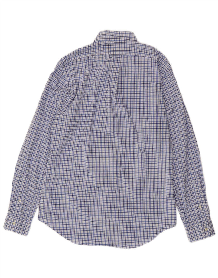 Koszula męska Ralph Lauren o dopasowanym kroju, bawełniana w średnią niebieską kratkę